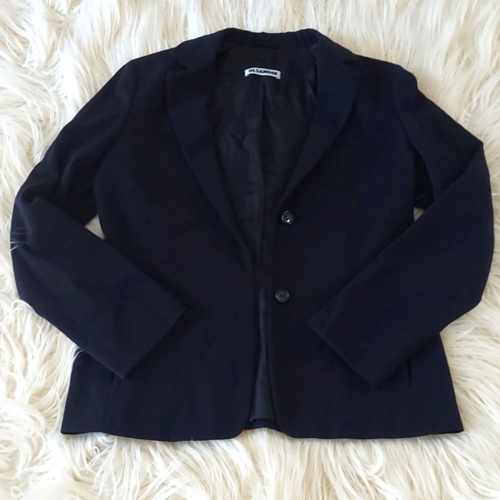 EUC Jil Sander Navy 2-button Blazer